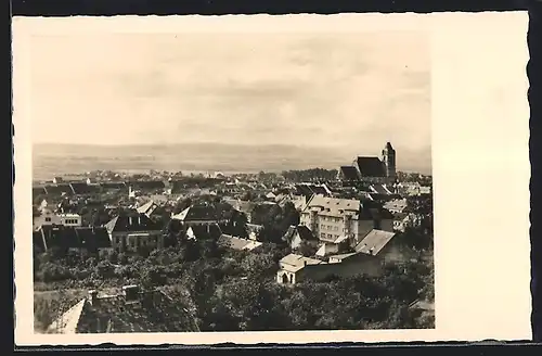 AK Eisenstadt /Burgenland, Ortsansicht aus der Vogelschau