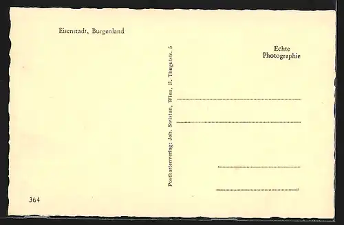 AK Eisenstadt /Burgenland, Ortsansicht aus der Vogelschau