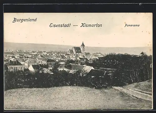 AK Eisenstadt, Panorama der Stadt