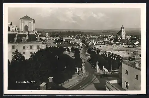 AK Eisenstadt, Blick in eine Strasse