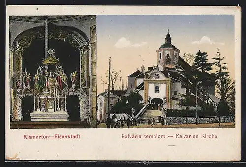AK Eisenstadt, Partie an der Kalvarien-Kirche