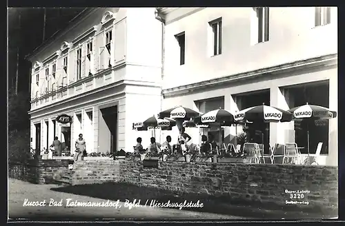 AK Bad Tatzmannsdorf, Gasthaus Hirschvoglstube