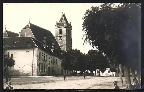 AK Eisenstadt, Partie an der Kirche