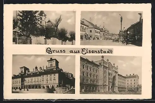 AK Eisenstadt, verschiedene Ortsansichten