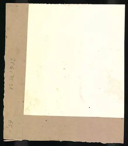 Handzeichnung / Ansichtskarten-Entwurf Szene aus den Nibelungen, Vers 196