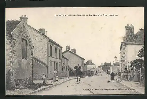 AK Gastins, La Grande Rue, Côte est, Strassenpartie