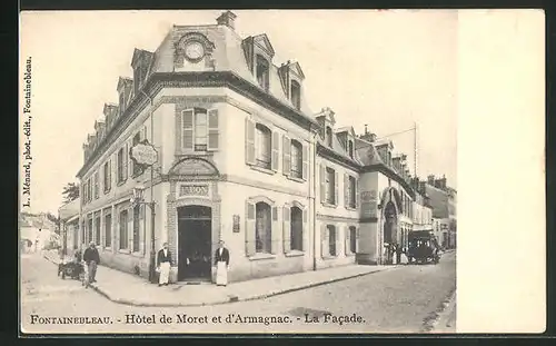 AK Fontainebleau, Hôtel de Moret et d`Armagnac, La Facade
