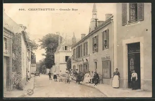 AK Chartrettes, Cafe-Restaurant Piquet, Grande Rue