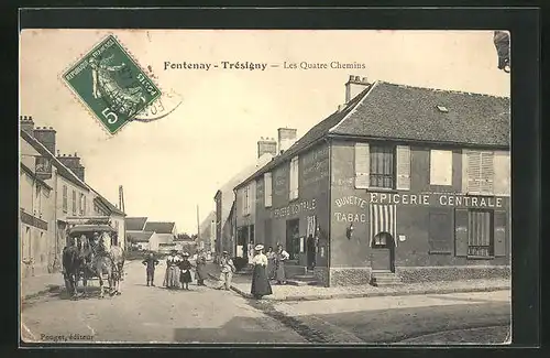 AK Fontenay-Trésigny, Les Quatre Chemins, Epicerie Centrale