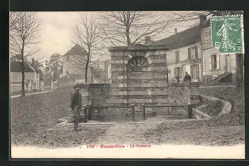 AK Mauperthuis, La Fontaine