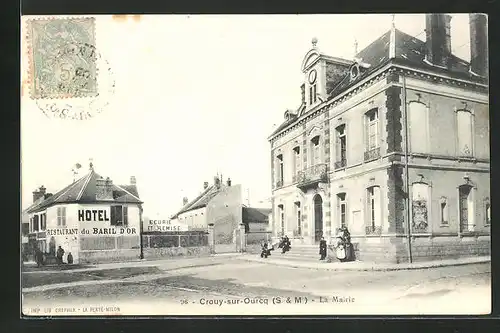 AK Crouy-sur-Ourcq, La Mairie