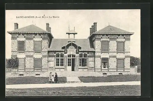 AK Saint-Simeon, La Mairie