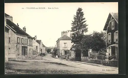 AK Villiers-sur-Morin, Rue de Paris