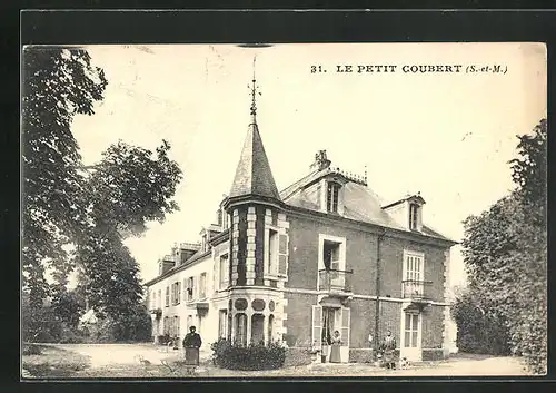 AK Le Petit Coubert, Villa von aussen