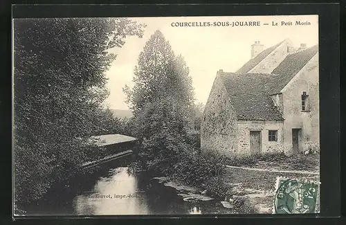 AK Courcelles-sous-Jouarre, Le petit Morin