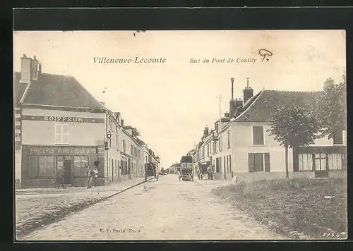 AK Villeneuve-Lecomte, Rue du Pont de Couilly