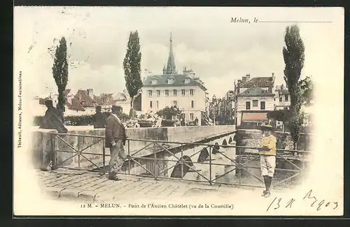 AK Melun, Pont de l'Ancien Chatelet