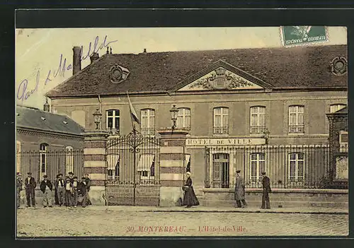 AK Montereau, l'Hotel de Ville