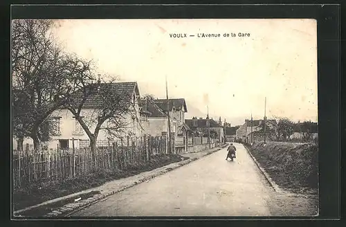 AK Voulx, l'Avenue de la Gare