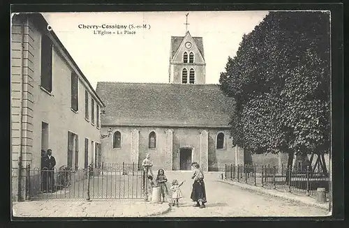 AK Chevry-Cossigny, L`Eglise, La Place