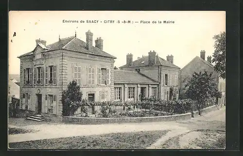 AK Citry, Place de la Mairie