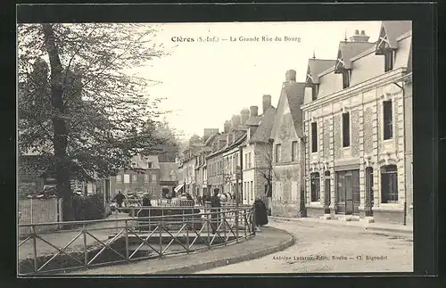 AK Cléres, la Grande Rue du Bourg