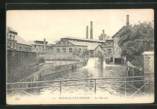 AK Déville-lès-Rouen, le Moulin