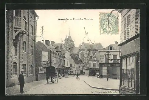 AK Aumale, Place des Moulins