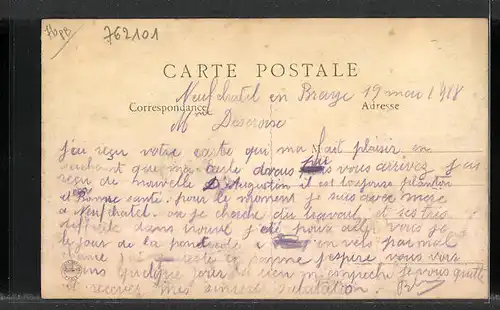 AK Neufchatel-en-Bray, Grande-Rue, Strassenpartie