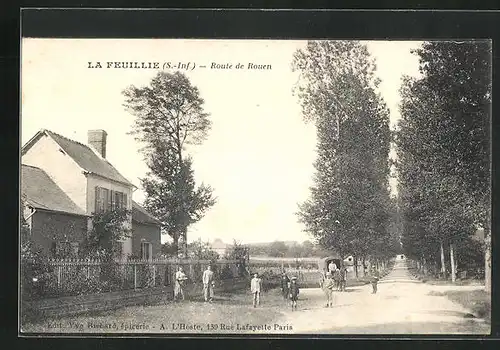AK La Feuillie, Route de Rouen