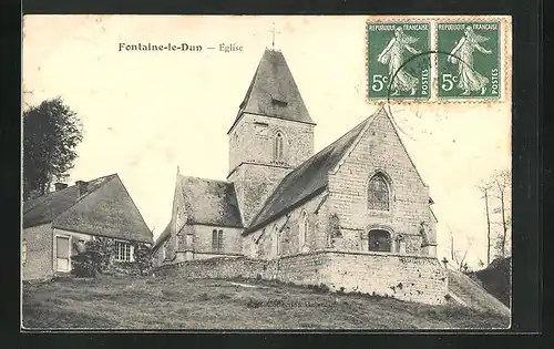 AK Fontaine-le-Dun, l'Église