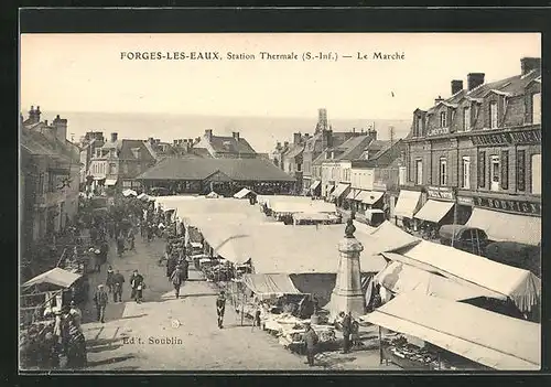 AK Forges-les-Eaux, Station Thermale, le Marché