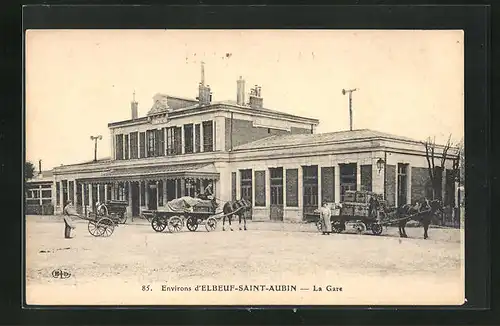 AK Elbeuf-Saint-Aubin, la Gare