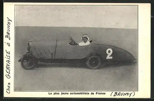 AK Brunoy, Le plus jeune automobiliste de France