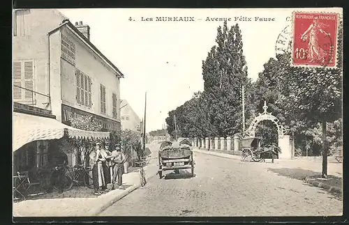 AK Les Mureaux, Avenue Félix Faure