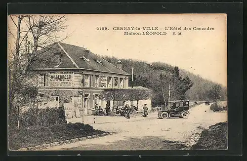 AK Cernay-la-Ville, L`Hôtel des Cascades, Maison Léopold