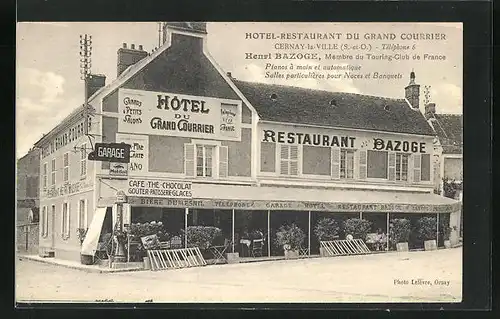 AK Cernay-la-Ville, Hôtel-Restaurant du Grand Courrier