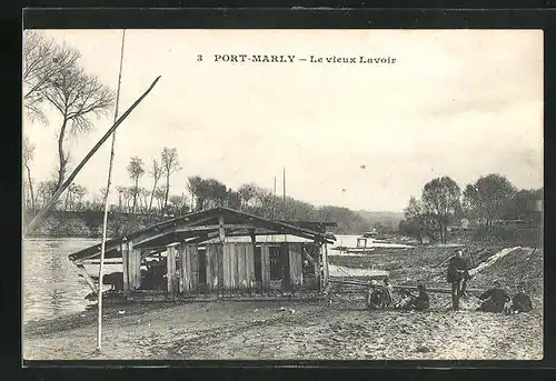 AK Port-Marly, Le vieux Lavoir