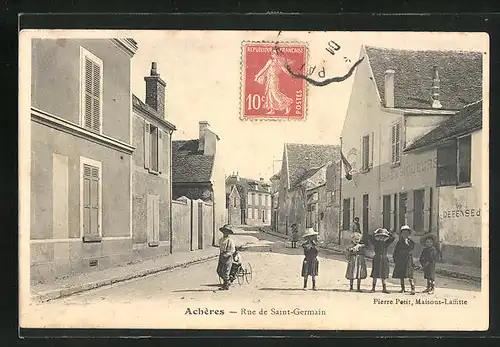 AK Achères, Rue de Saint-Germain