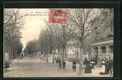 AK Houilles, La Poste, Telegraphes