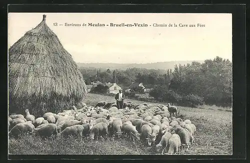 AK Meulan-Brueil-en-Vexin, Chemin de la Cave aux Fèes