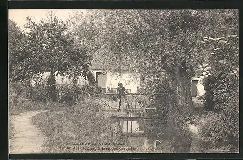 AK Cernay-la-Ville, Moulin des Roches, Entrèe des Cascades