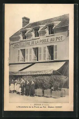 AK Juziers, L`Hostellerie de la Poule au Pot, Maison Veret