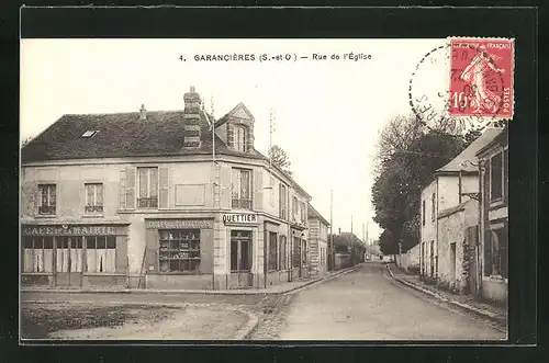 AK Garancières, Rue de l`Église, Strassenpartie