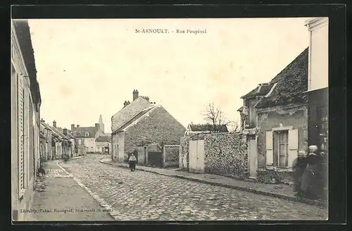 AK St-Arnoult, Rue Poupinel, Strassenpartie