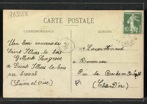 AK Saint-Illiers-le-Bois, L`Entrée du Pays