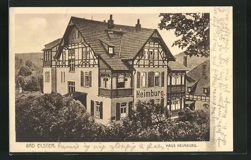 AK Bad Elster, Hotel Haus Heimburg