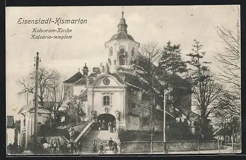 AK Eisenstadt /Kismarton, Kalvarien-Kirche