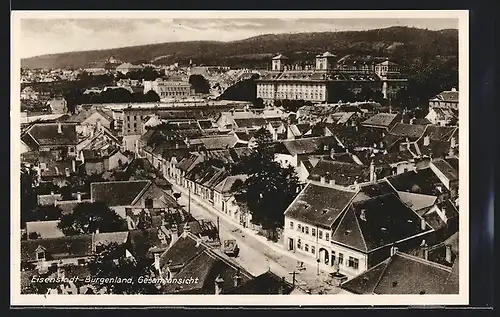 AK Eisenstadt, Teilansicht aus der Vogelschau