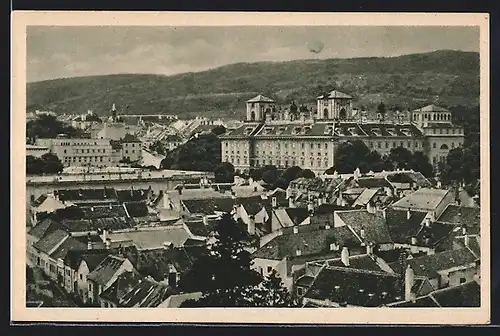 AK Eisenstadt, Ortsansicht aus der Vogelschau